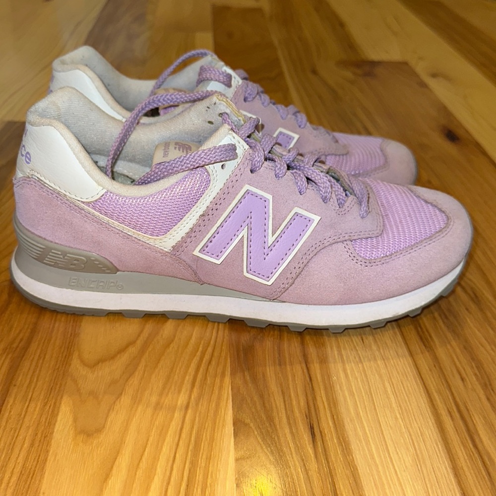 Purple New Balance shoes!